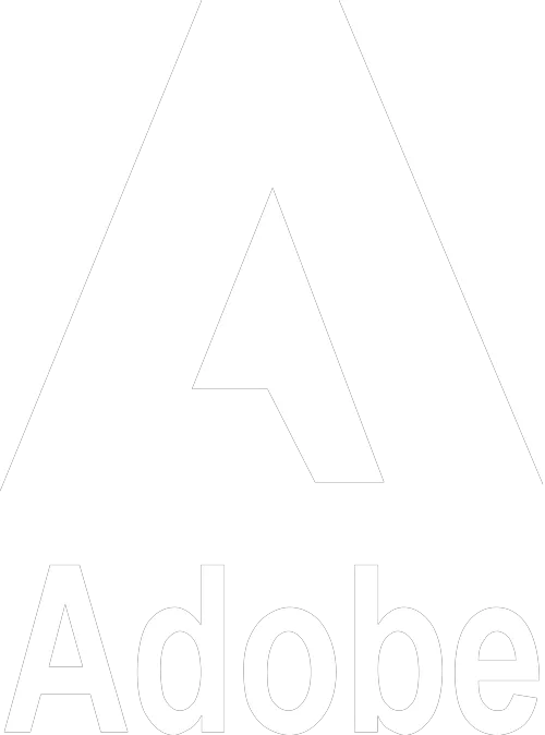 Adobe Authorized Partner White Logo IT Products Jamaica