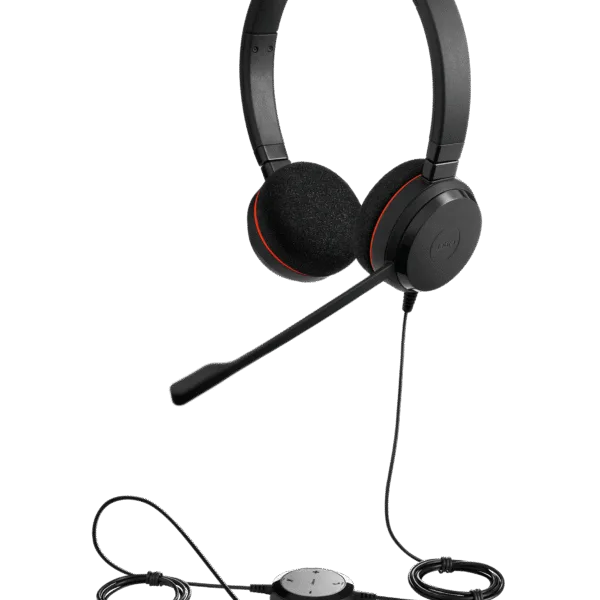 Jabra Evolve 20 with Dual USB-CA Adapter